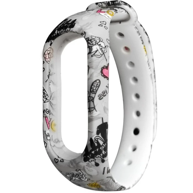 Ремешок Picture Design Xiaomi Mi Band 3 / Mi Band 4 (Париж)