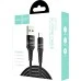 USB-кабель Hoco U46 Tricyclic (MicroUSB) (Чёрный)