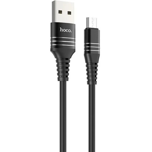 USB-кабель Hoco U46 Tricyclic (MicroUSB) (Чёрный)