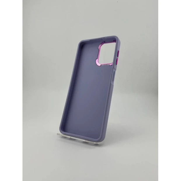 Накладка Metal Camera Samsung Galaxy A22 / M22 / M32 (Фиалковый)