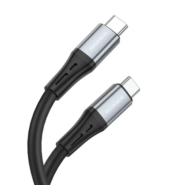 USB-кабель Borofone BX88 60W (Type-C to Type-C) (Чёрный)