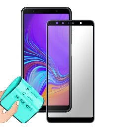 Защитное стекло 5D Ceramic Samsung Galaxy A7 (2018) A750 Black