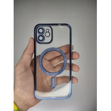 Чехол UMKU Shining with MagSafe Apple iPhone 12 (Blue)