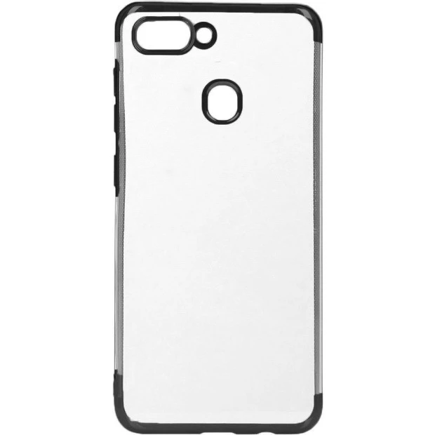 Силиконовый чехол UMKU Line Huawei Honor 9 Lite (Чёрный)