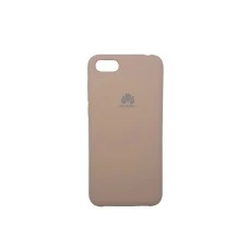 Силикон Original Case Logo Huawei Y5 Prime (2018) / Honor 7A (Пудровый)