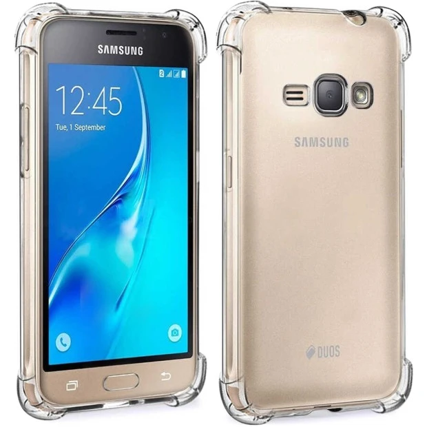 Силіконовий 3D чохол для Samsung Galaxy J1 (2016) J120 (Прозорий)