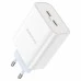 Зарядний пристрій-адаптер USB Borofone BA73A PD 35W (2 Type-C) + кабель Type-C-Type-C (Білий) Зарядний пристрій-адаптер USB Borofone BA73A PD 35W (2 Type-C) + кабель Type-C-Type-C (Білий)