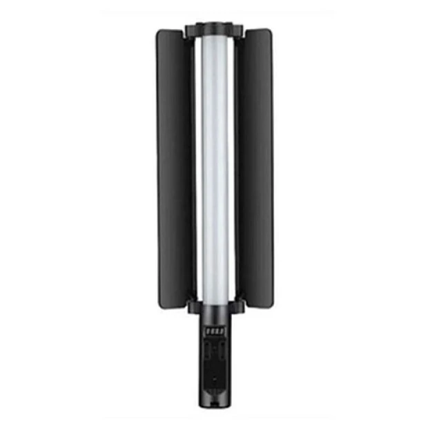 Комплект для зйомки Stick Lamp з шторками (50 см) RGB з батареєю і пультом дистанційного керування (Чорний)