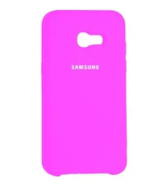 Силикон Original Case Samsung Galaxy A7 (2017) A720 (Розовый)