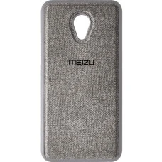 Силикон Textile Meizu M5 (Серый)