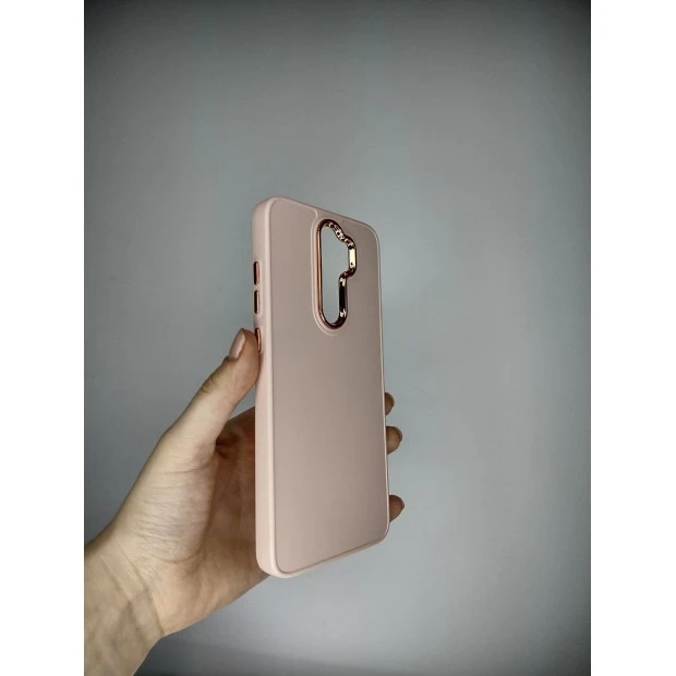 Накладка Metal Camera Xiaomi Redmi Note 8 Pro (Персиковый)