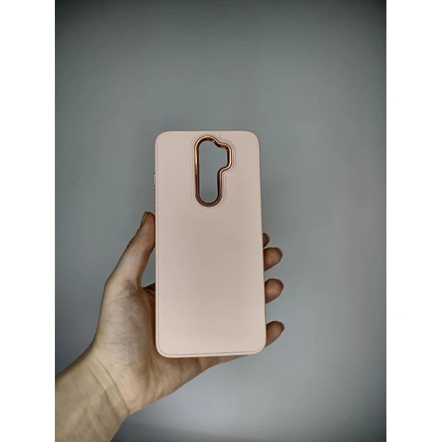 Накладка Metal Camera Xiaomi Redmi Note 8 Pro (Персиковый)