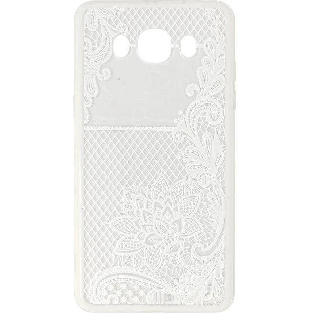 Силиконовый чехол Pattern Samsung Galaxy J5 (2016) J510 (Белый)