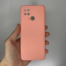 Силикон Original 360 Case Xiaomi Redmi 10C (ShutCam) (Персиковый)