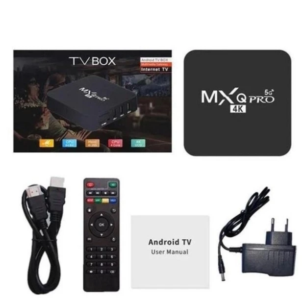 Smart TV приставка MXQ PRO 2/16Gb Android 10 (Чёрный)