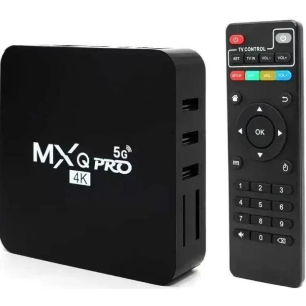 Smart TV приставка MXQ PRO 2/16Gb Android 10 (Чёрный)