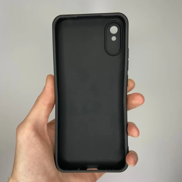 Силикон Lux Shotcam Xiaomi Redmi 9A (Чёрный)