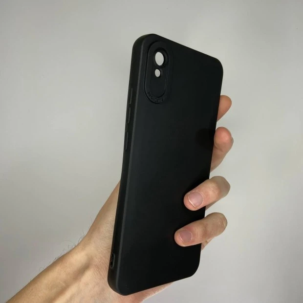 Силикон Lux Shotcam Xiaomi Redmi 9A (Чёрный)