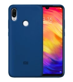 Силикон Original 360 Case Logo Xiaomi Redmi Note 7 (Кобальт)