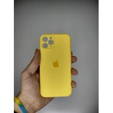 Силикон Original RoundCam Case Apple iPhone 11 Pro (63) Canary Yellow