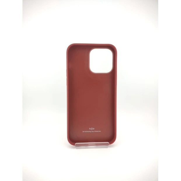 Чехол Kajsa Snake Pattern iPhone 14 Pro Max (Burgundy)