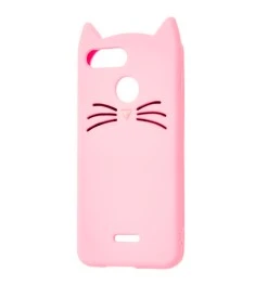 Силикон Kitty Case Xiaomi Redmi 6 (Розовый)