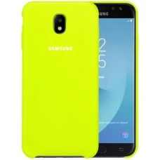 Силикон Original Case Logo Samsung Galaxy J5 (2017) J530 (Лайм)