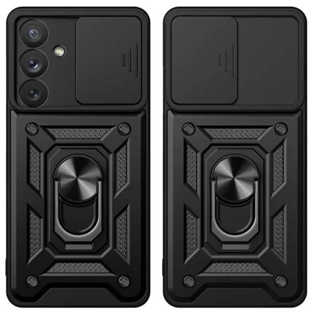 Бронь-чехол Ring Serge Armor Case Samsung Galaxy A55 (ShutCam) (Чёрный)