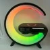 Настільна лампа-нічник з Bluetooth-колонкою та бездротовою зарядкою G11 (Чорний) Настільна лампа-нічник з Bluetooth-колонкою та бездротовою зарядкою G11 (Чорний)
