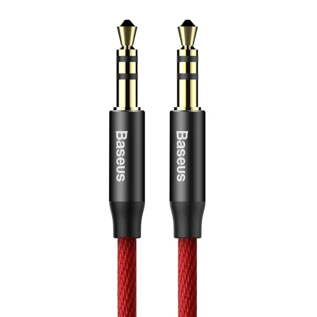 Кабель AUX Baseus Yiven Audio Cable M30 3.5 / 3.5mm 1m (Червоний)