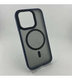 Накладка Blueo Skin Friendly Frosted Anti-Drop для Apple iPhone 15 Pro (темно-си..