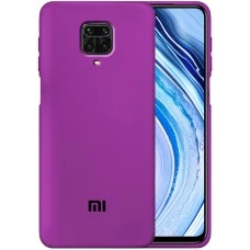 Силикон Original Case Xiaomi Redmi Note 9S / Note 9 Pro (Сиреневый)