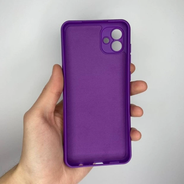 Силикон Original 360 ShutCam Case Samsung Galaxy A04 (2022) (Фиолетовый)