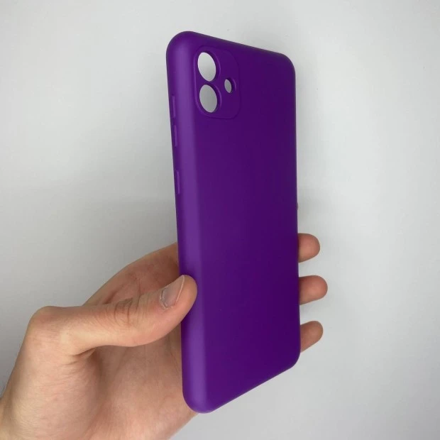 Силикон Original 360 ShutCam Case Samsung Galaxy A04 (2022) (Фиолетовый)