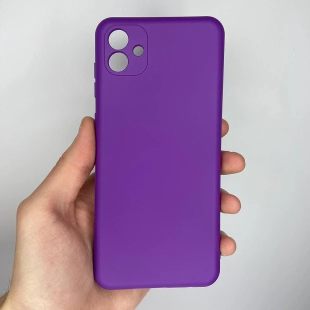 Силикон Original 360 ShutCam Case Samsung Galaxy A04 (2022) (Фиолетовый)
