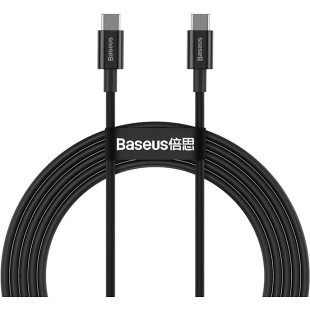 USB-кабель Baseus Superior 100W (1m) (Type-C) (Чёрный) CATYS-B01