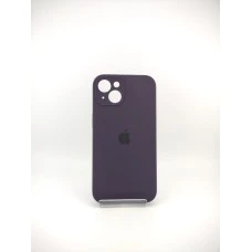 Силіконовий оригінальний чохол RoundCam для Apple iPhone 13 (72) Eggplant