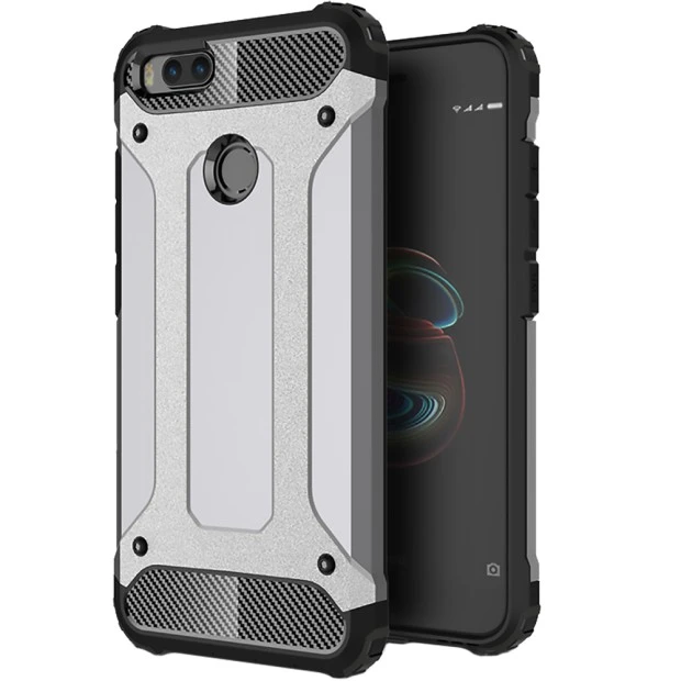 Чехол Armor Case Xiaomi Mi5x / Mi A1 (серебрянный)