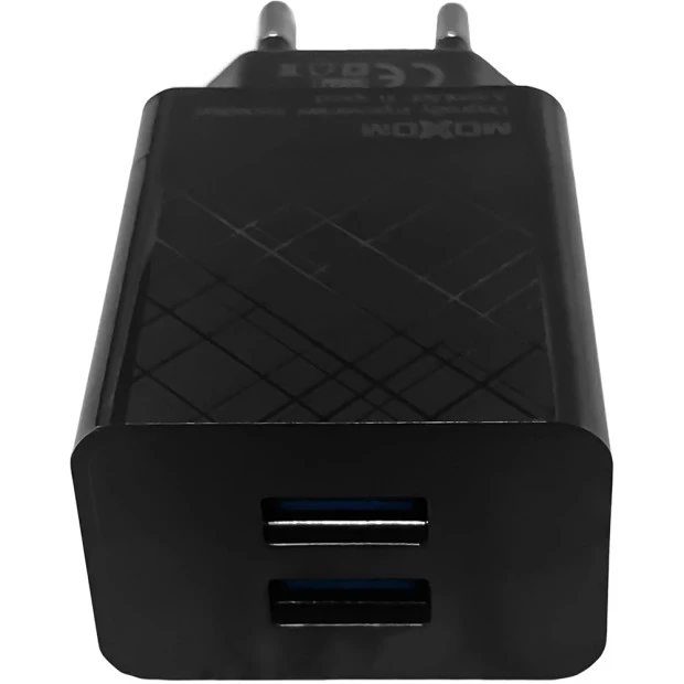 СЗУ-адаптер MOXOM (MX-HC22) + Type-C-кабель 2.4A 2USB