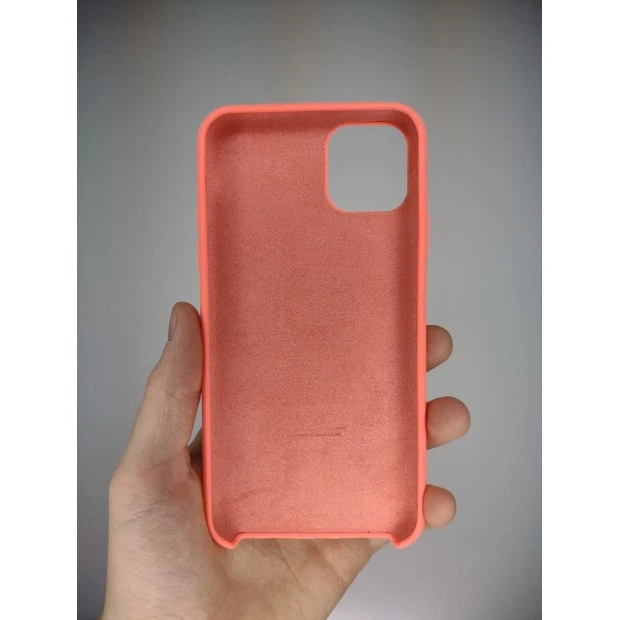 Оригінальний силіконовий чохол Apple для iPhone 11 Pro Max (рожевий цитрус)