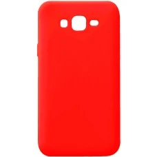Силикон iNavi Color Samsung Galaxy J7 (2015) J700 (красный)