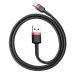 USB-кабель Baseus Cafule Special Edition 2A (3m) (Type-C) (Чёрный/Красный) CATKLF-U91 USB-кабель Baseus Cafule Special Edition 2A (3m) (Type-C) (Чёрный/Красный) CATKLF-U91