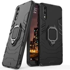 Бронь-чехол Ring Armor Case Huawei P20 (чёрный)