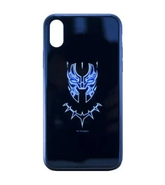 Накладка Luminous Glass Case Huawei P Smart Plus / Nova 3i (Black Panther)