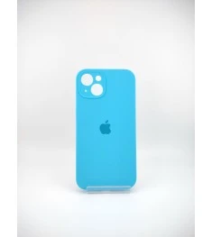 Силіконовий оригінальний чохол RoundCam для Apple iPhone 13 (20) синій