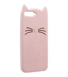 Силикон Kitty Case Huawei Honor Y6 (2018) (розовый)