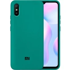 Силикон Original 360 Case Logo Xiaomi Redmi 9A (Тёмно-зелёный)