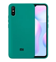 Силикон Original 360 Case Logo Xiaomi Redmi 9A (Тёмно-зелёный)
