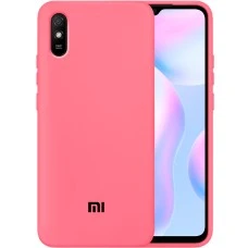 Силикон Original 360 Case Logo Xiaomi Redmi 9A (Клубничный)