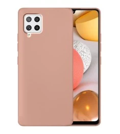 Силіконовий Original 360 чохол для Samsung Galaxy A42 (Пудровий)